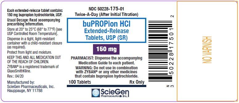 bupropion HCL 150 mg 100 Extended-Release Tablet, USP Label