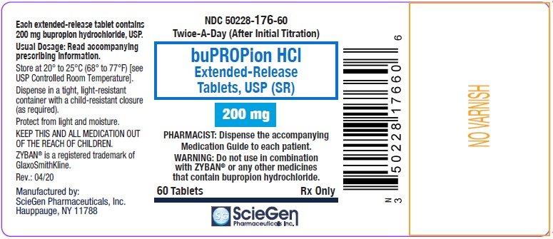 bupropion HCL 200 mg 60 Extended-Release Tablet, USP Label