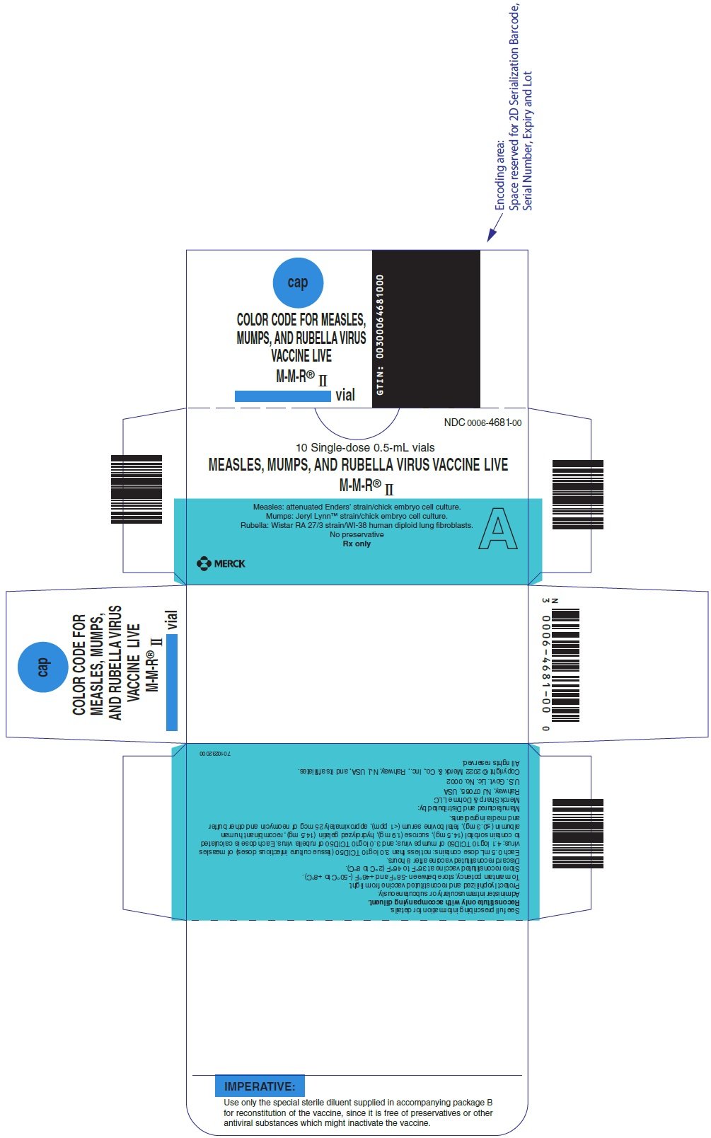 PRINCIPAL DISPLAY PANEL - 0.5 mL Vial Carton