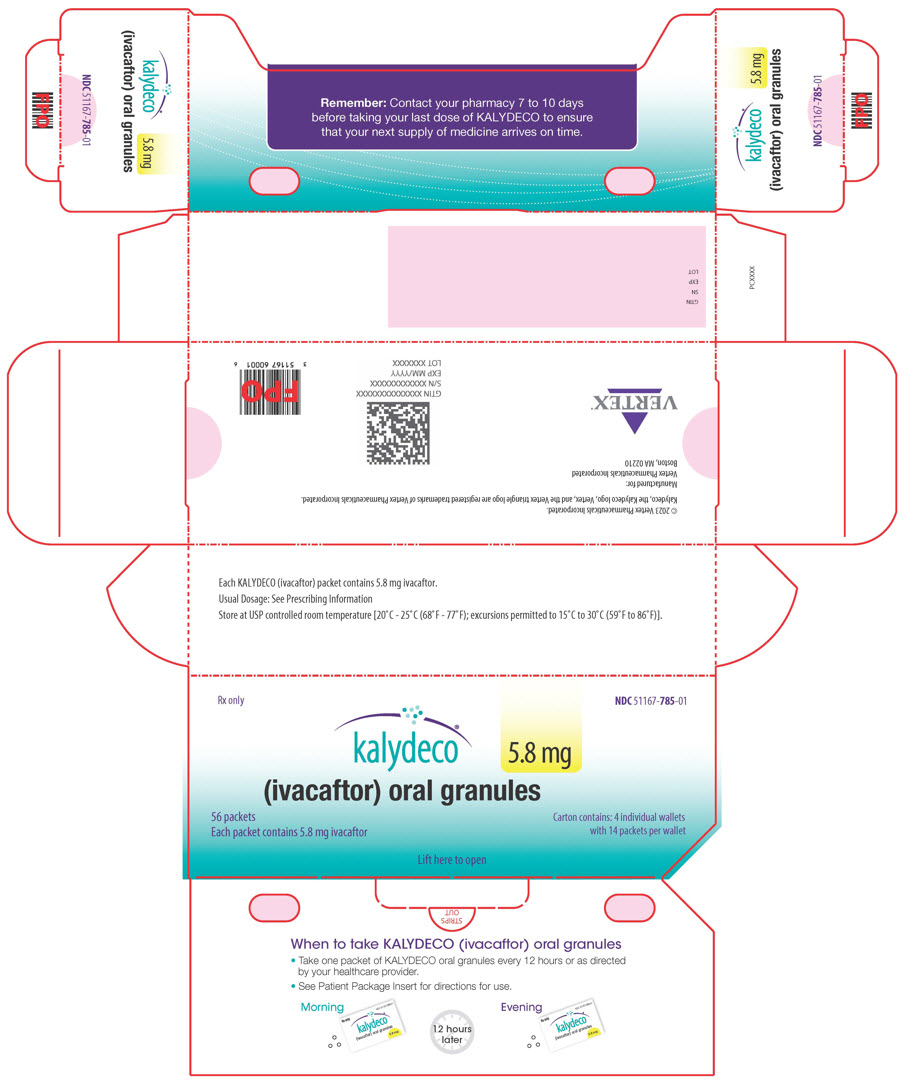 PRINCIPAL DISPLAY PANEL - 5.8 mg Granule Packet Carton