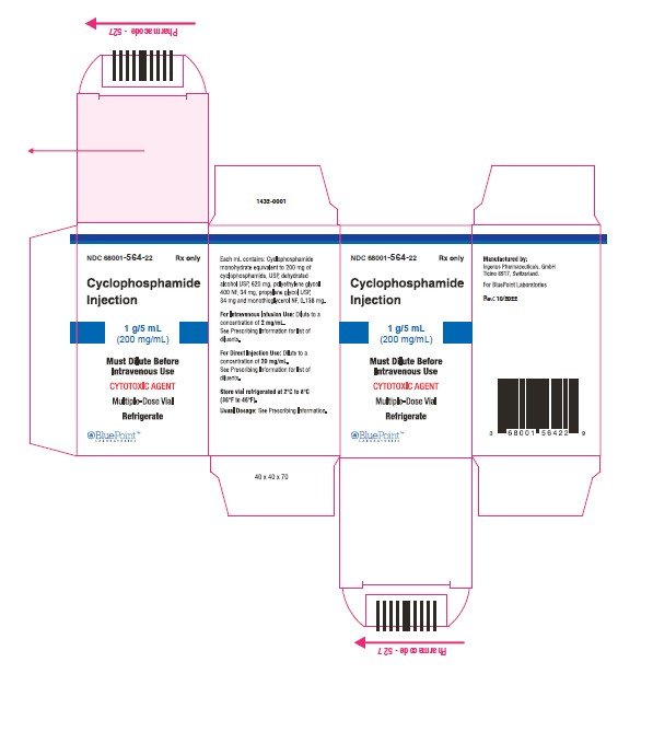 Cyclophophamide Injection 1g/5 ml carton