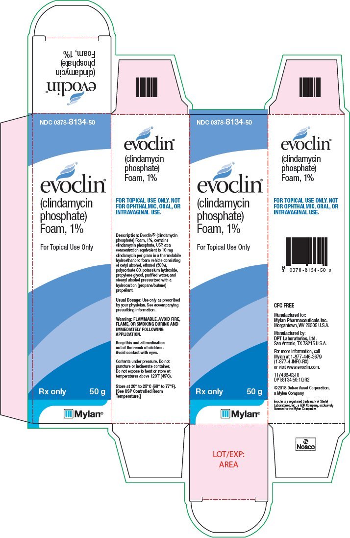 Evoclin Foam 1% Carton Label