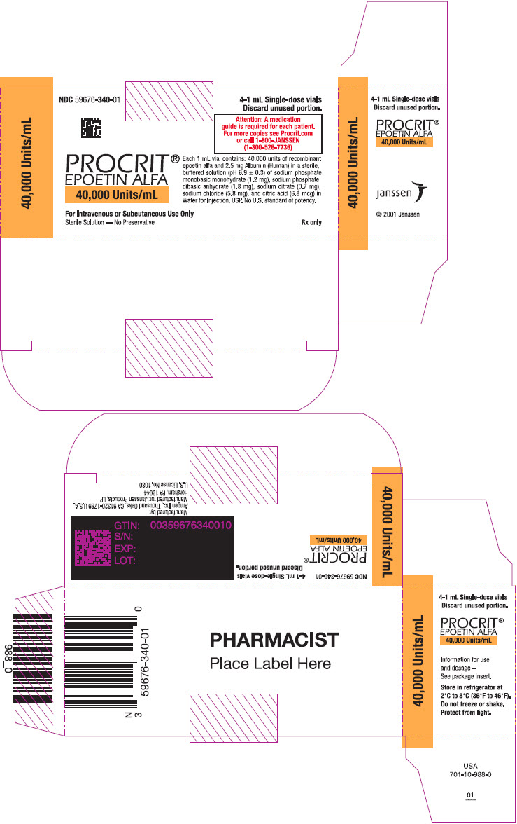 Principal Display Panel - 40,000 Unit Vial Carton