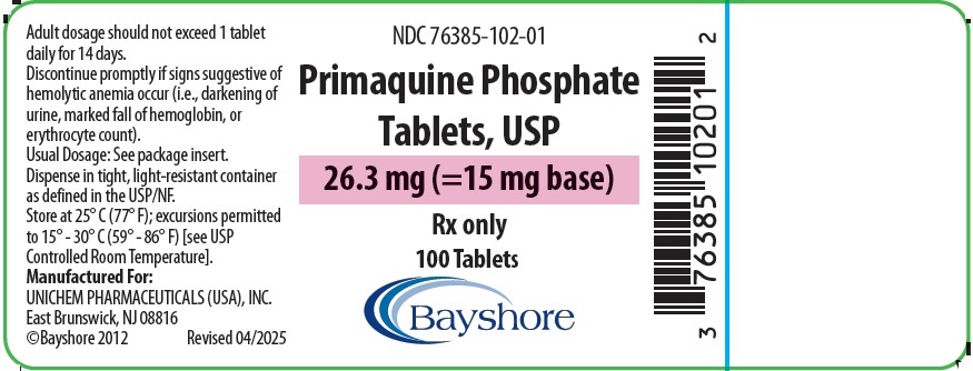 26.3 mg Tablet 100s Bottle Label