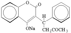 Warfarin Structural Formula
