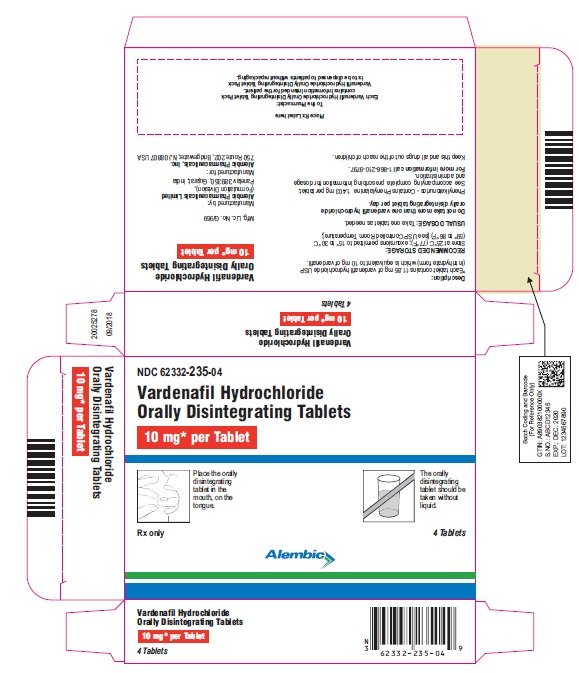 Vardenafil 10mg tablets