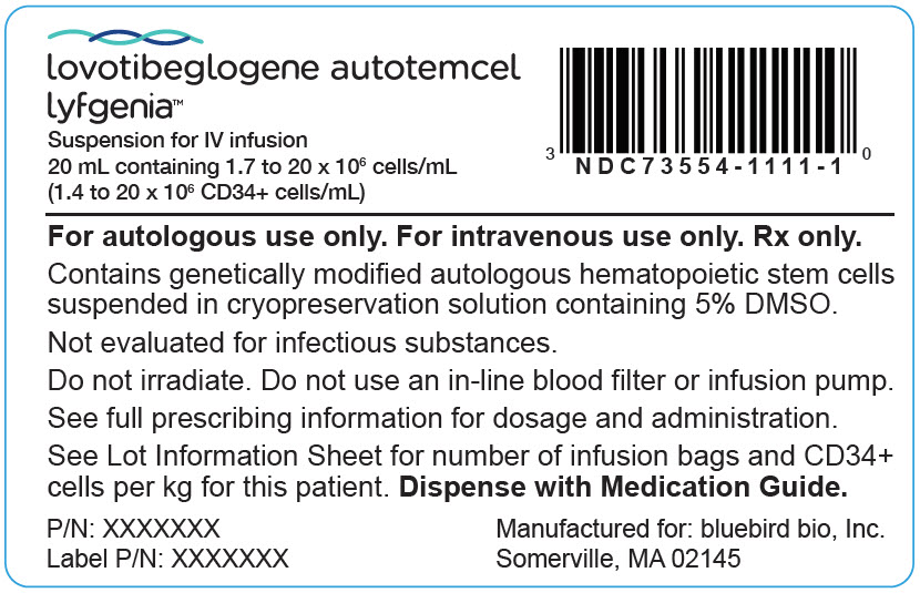 PRINCIPAL DISPLAY PANEL - 20 mL Bag Label