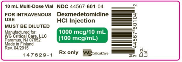 Dexmedetomidine Injection 1000 mcg/10 mL vial label image