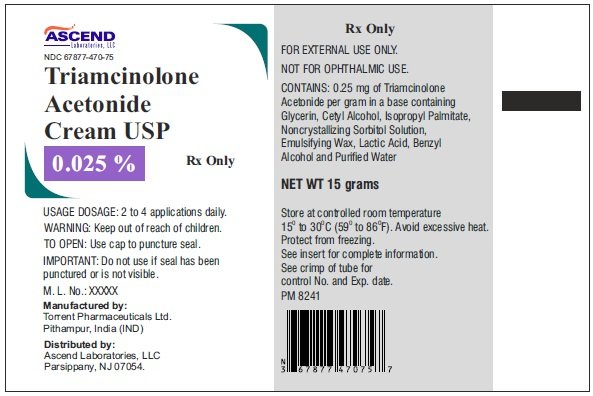 Ascend Triamcinolone Acetonide Cream Usp Triamcinolone - FDA prescribing information, side effects and uses