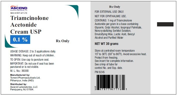 Ascend Triamcinolone Acetonide Cream Usp Triamcinolone - FDA prescribing information, side effects and uses