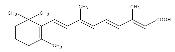 Chemical Structure of Tretinoin