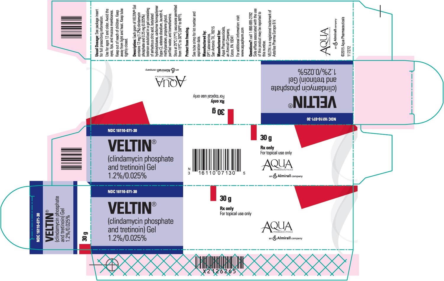 Veltin 30 g carton