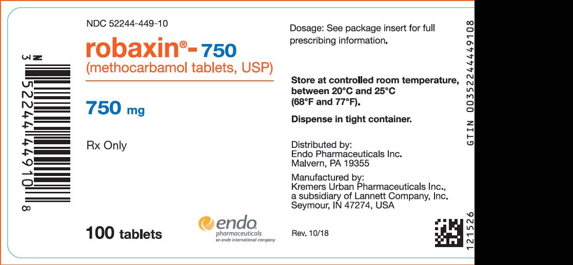 methocarbamol 750 mg tablets dosage