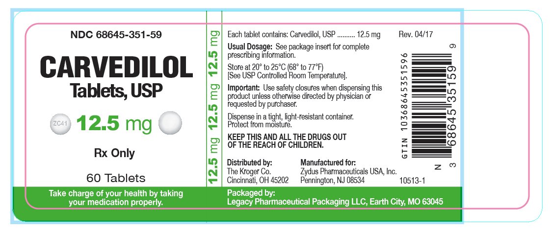 Carvedilol Tablets, USP 12.5 mg