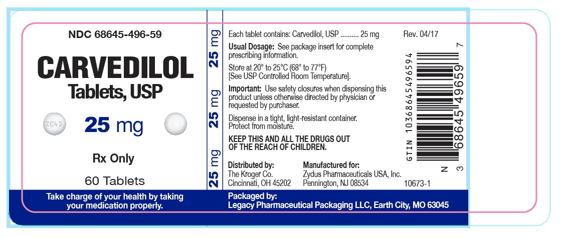 Carvedilol Tablets, USP 25mg