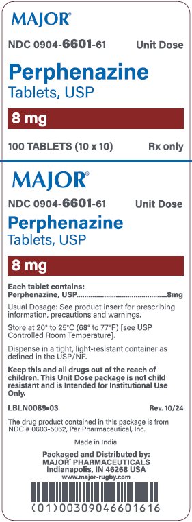 8mg carton label