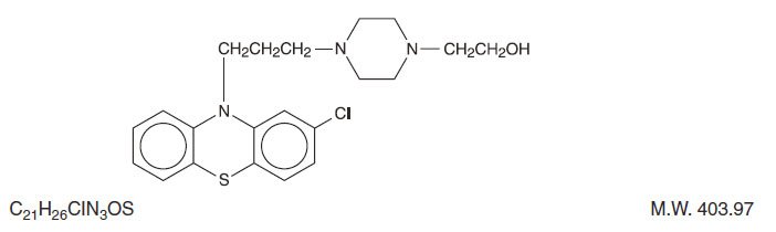 This is the structual formula for Perphenazine.