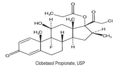 Clobetasol Propionate Structural Formula