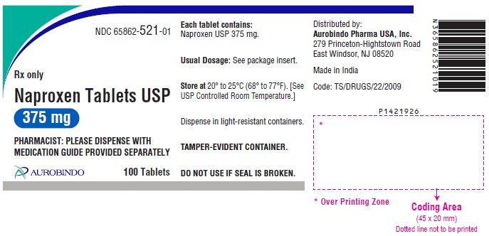 PACKAGE LABEL-PRINCIPAL DISPLAY PANEL - 375 mg (100 Tablets Bottle)