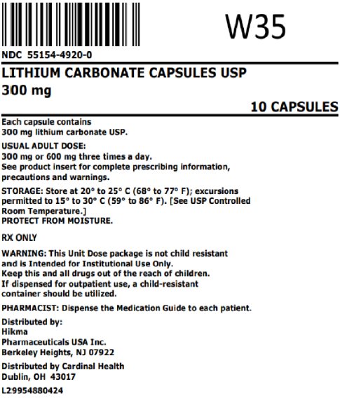 300mg bag label