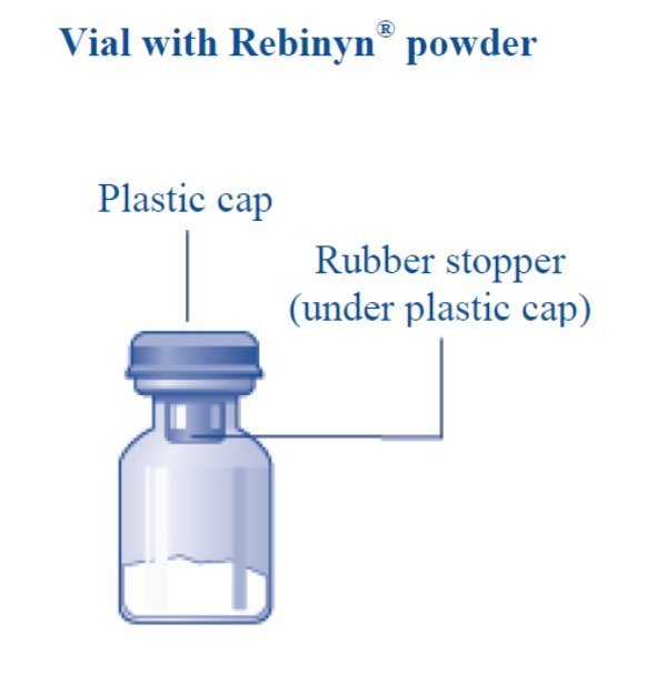 Vial with Rebinyn Powder