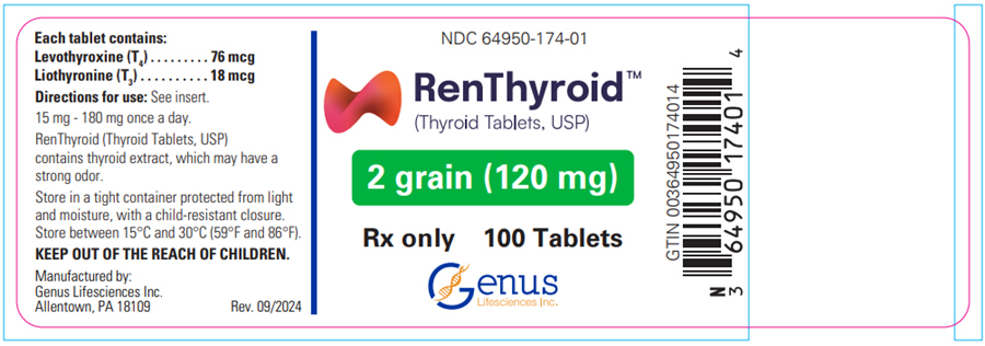 PRINCIPAL DISPLAY PANEL - 120 mg Tablet Bottle Label