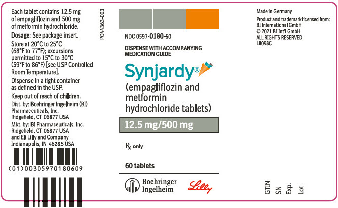 PRINCIPAL DISPLAY PANEL - 12.5 mg/500 mg Tablet Bottle Label