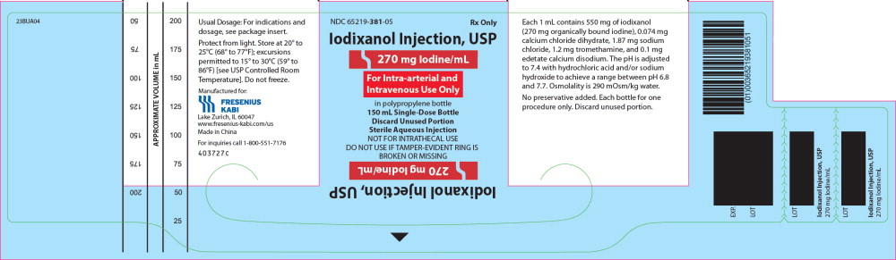 PRINCIPAL DISPLAY PANEL – 270 mg Iodine/mL 150 mL Bottle Label
