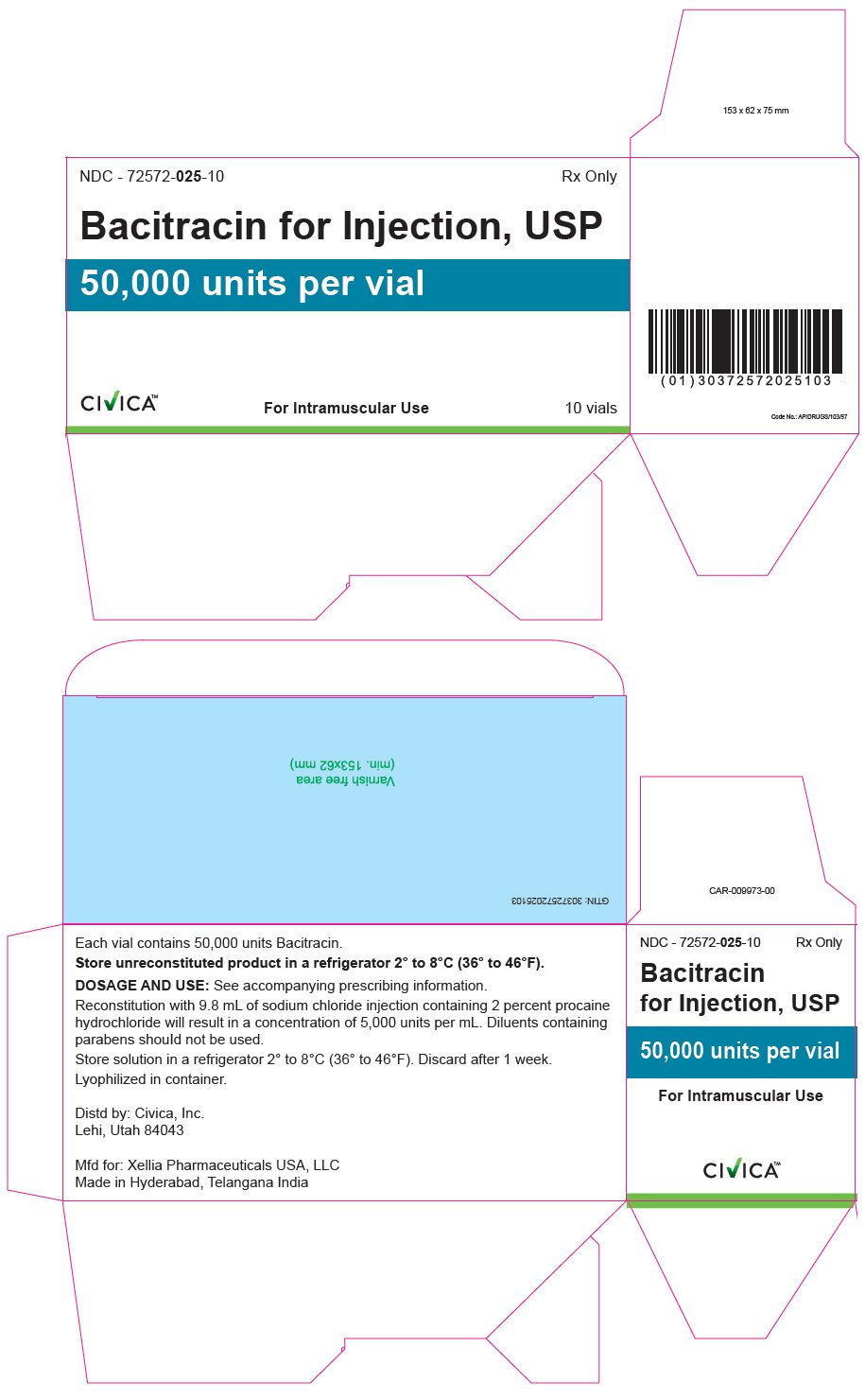 PRINCIPAL DISPLAY PANEL - 10 Vial Carton