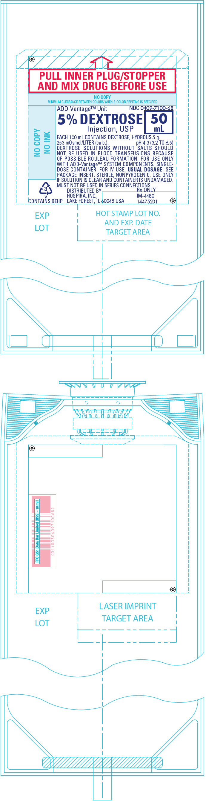 PRINCIPAL DISPLAY PANEL - 50 mL Bag Label