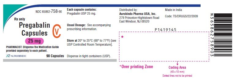 PACKAGE LABEL-PRINCIPAL DISPLAY PANEL - 25 mg (90 Capsules Bottle)