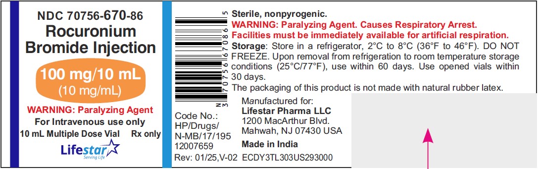 10 mL Vial label