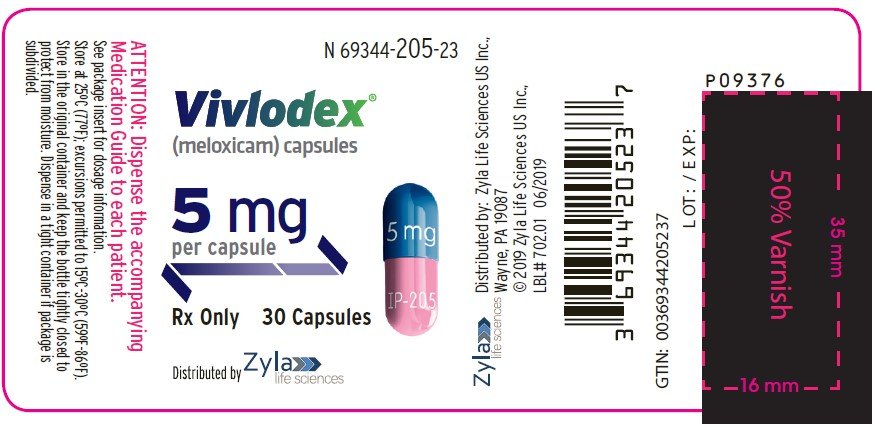 5 mg 30-count Bottle Label
