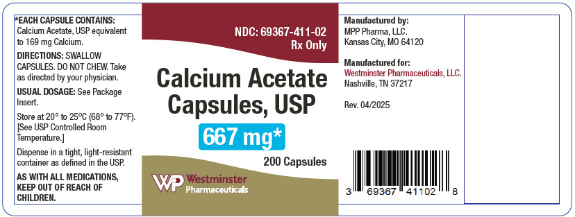 Principal Display Panel - 667 mg Capsule Bottle Label