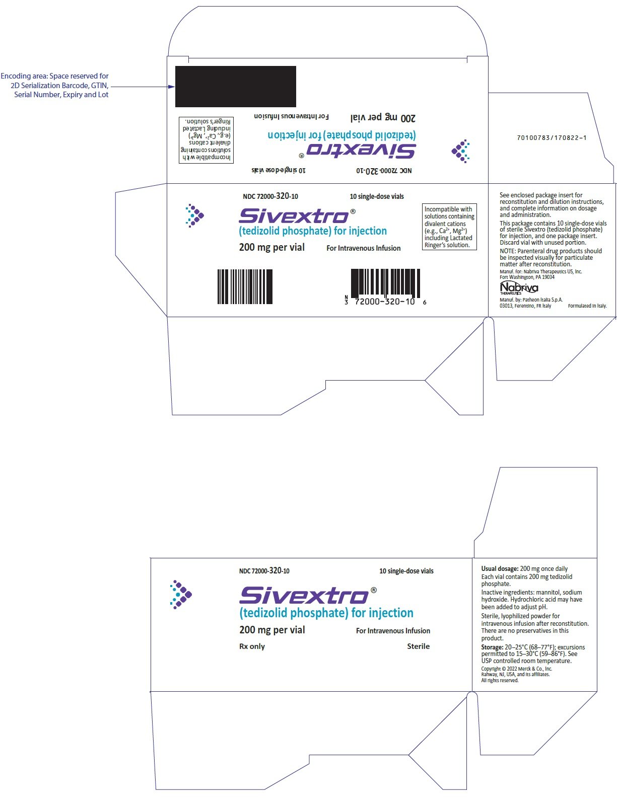 Principal Display Panel - 200 mg Vial Carton