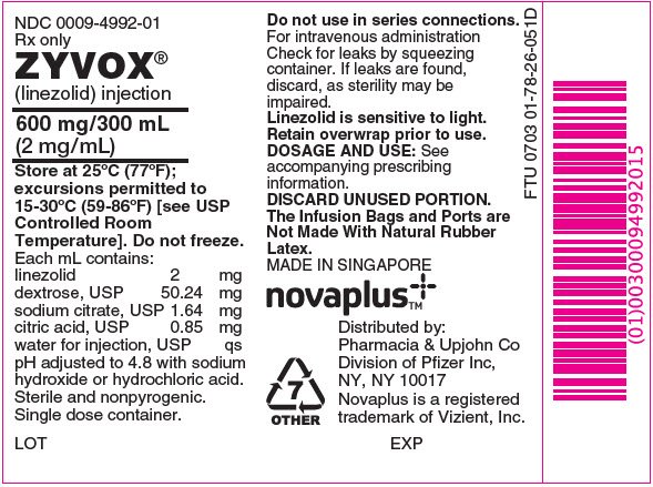 PRINCIPAL DISPLAY PANEL -  600 mg/300 mL Bag Overwrap Label