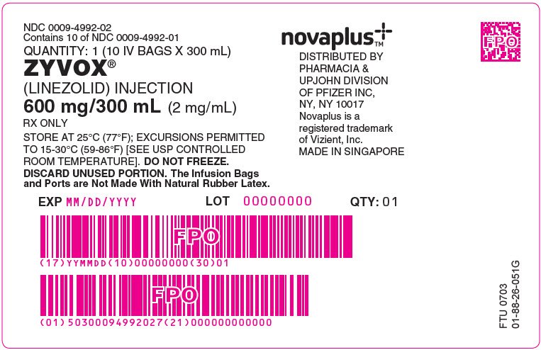 PRINCIPAL DISPLAY PANEL - 600 mg/300 mL Bag Box Label