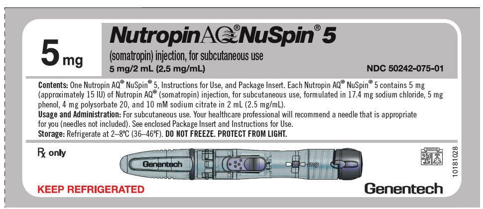 PRINCIPAL DISPLAY PANEL - 5 mg NuSpin IFU