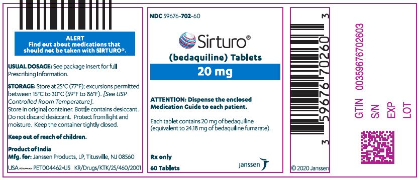 Sirturo Tablets - FDA prescribing information, side effects and uses