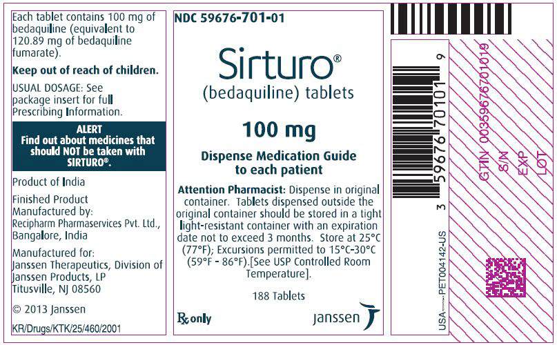 Sirturo Tablets - FDA prescribing information, side effects and uses