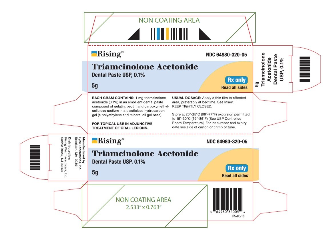Triamcinolone Paste - FDA prescribing information, side effects and uses