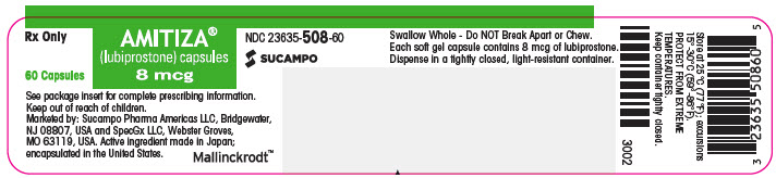 PRINCIPAL DISPLAY PANEL - 8 mcg Capsule Bottle Label