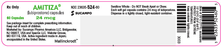 PRINCIPAL DISPLAY PANEL - 24 mcg Capsule Bottle Label