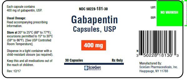 gabapentin 400 mg side effects