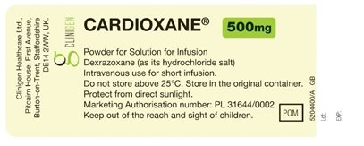 cardioxane label