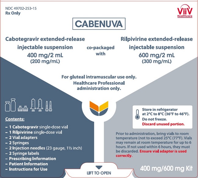 Cabenuva 400 mg - 600 mg carton