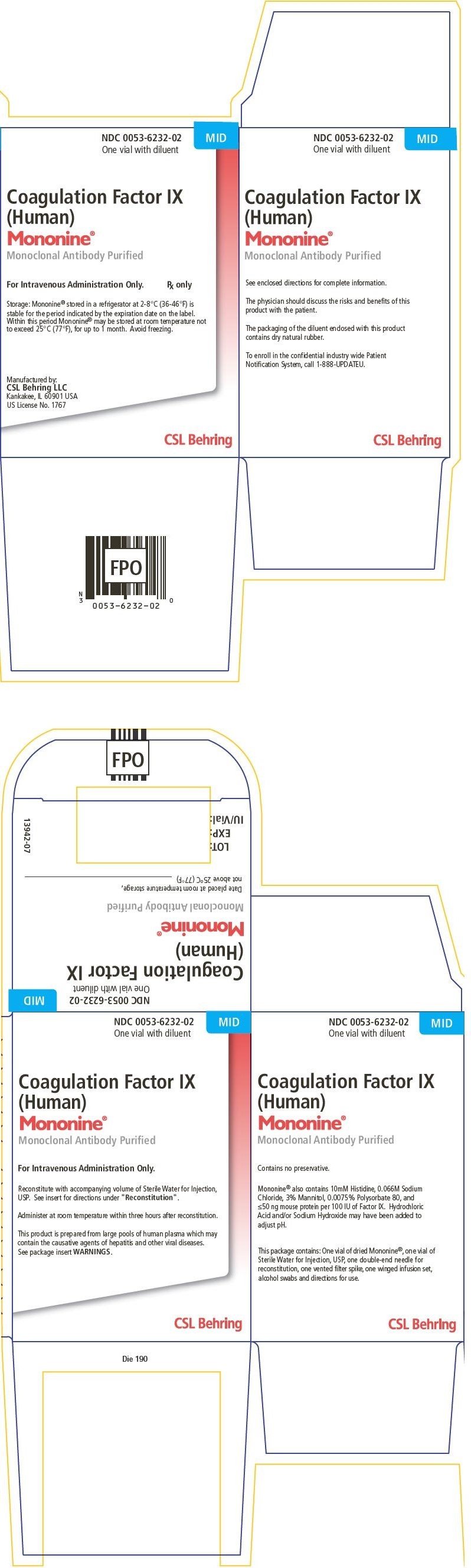 PRINCIPAL DISPLAY PANEL - 500 IU Carton