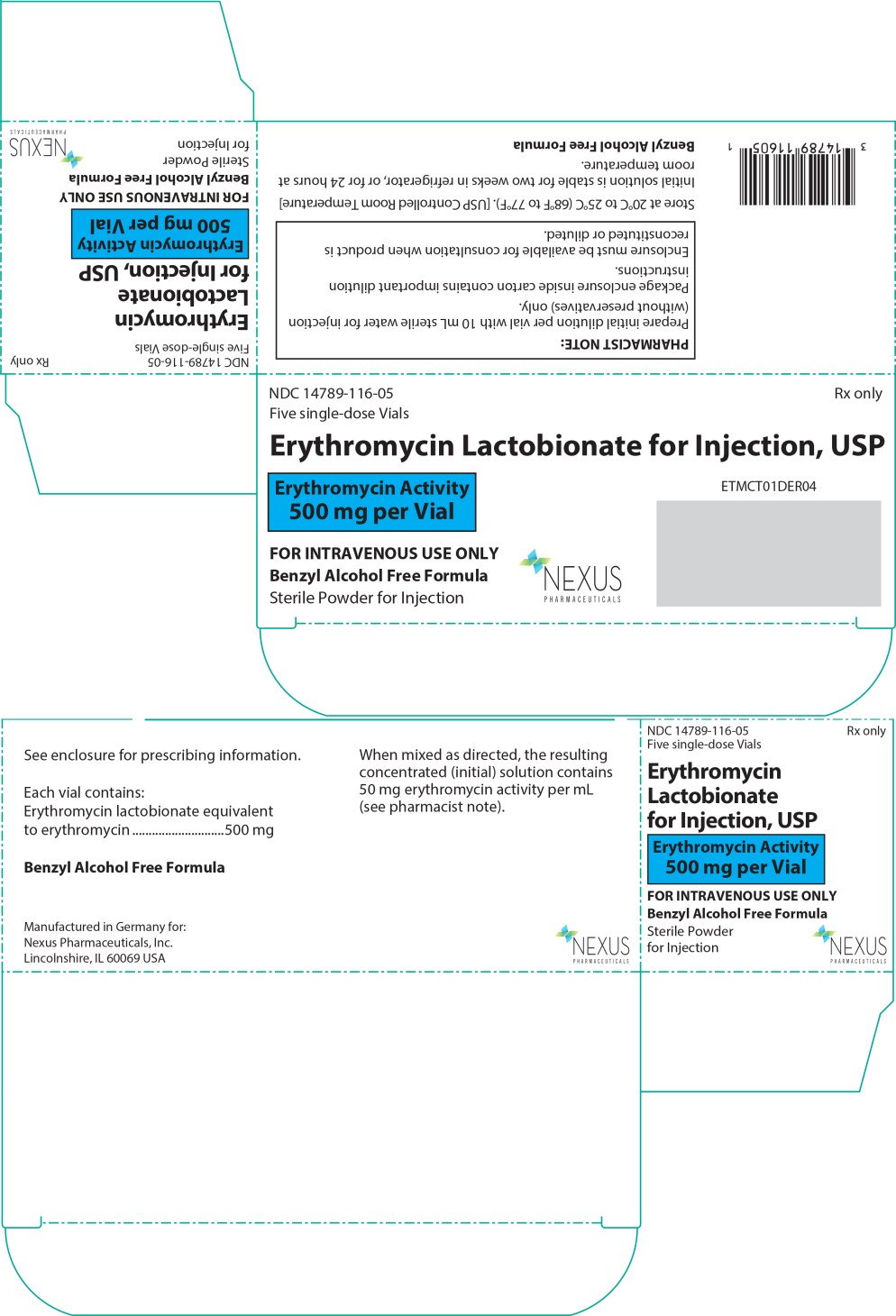 Principal Display Panel - 500 mg Carton Label
