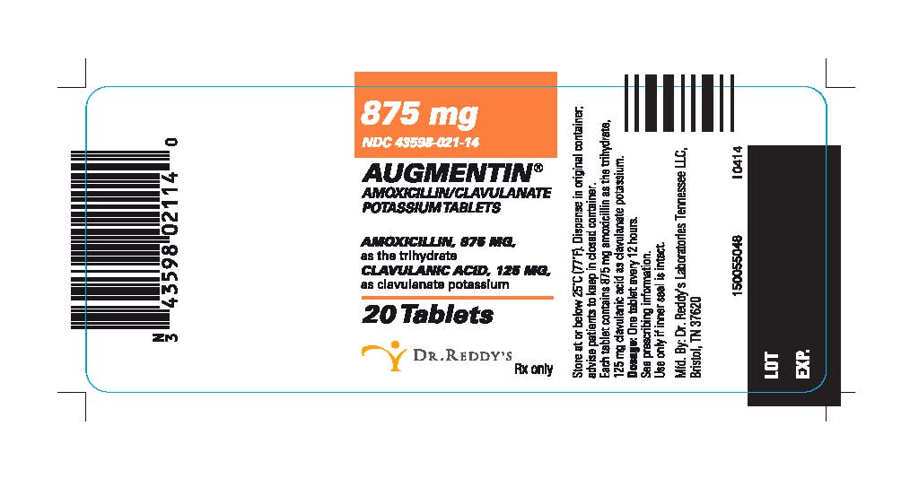 Aug 875mg Tab