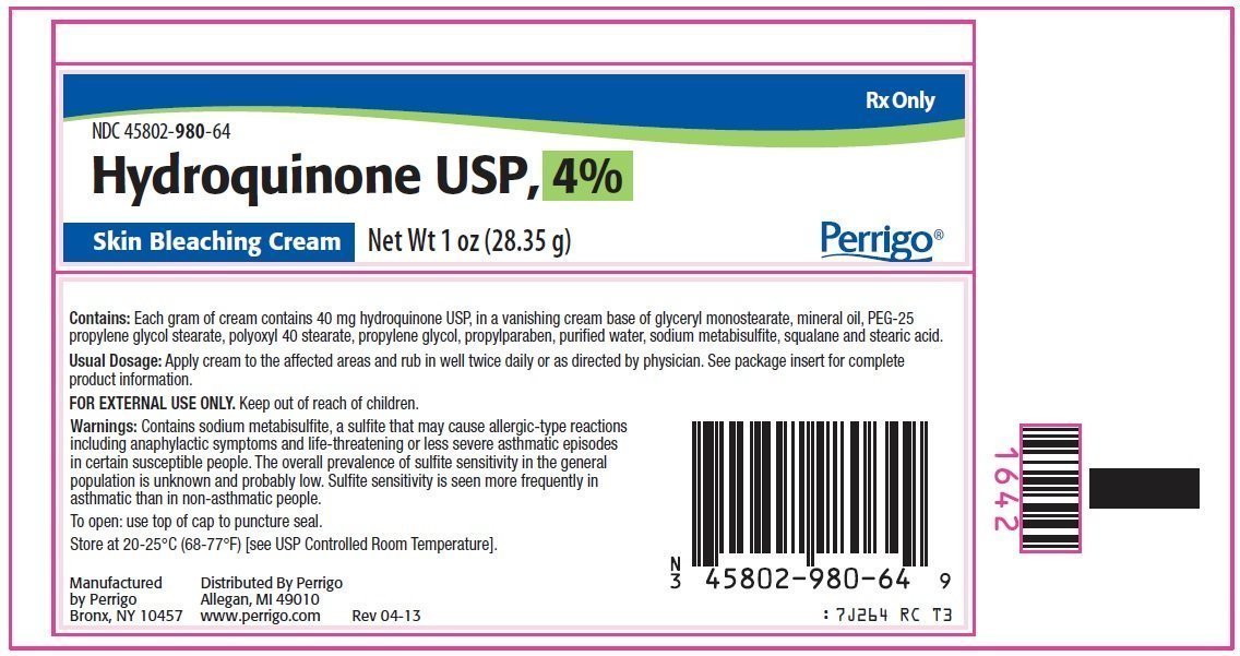 Hydroquinone Cream - FDA prescribing information, side 